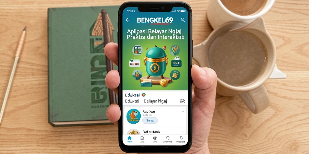 Antarmuka aplikasi BENGKEL69 yang menarik dan ramah pengguna.