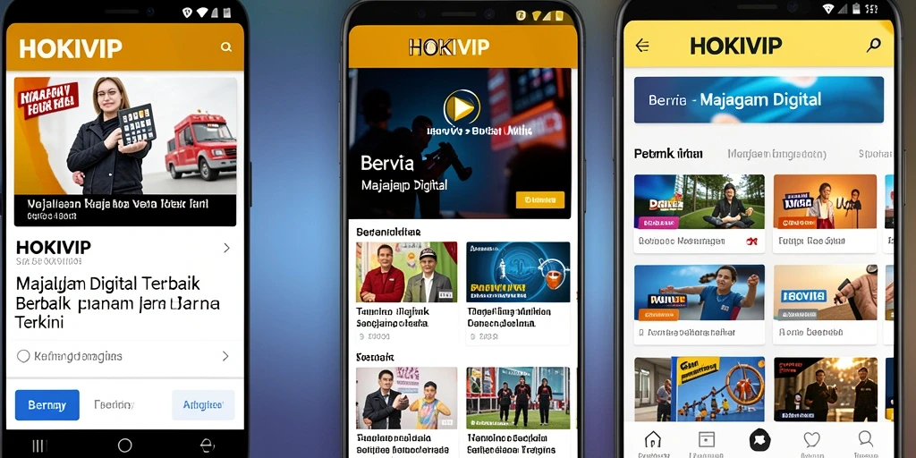 Antarmuka HOKIVIP yang menarik dan mudah digunakan.