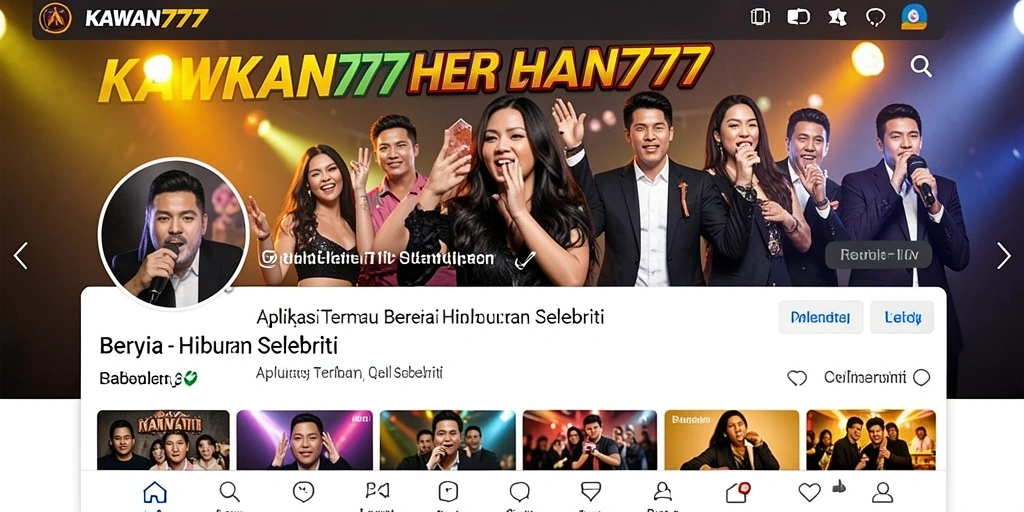 Antarmuka KAWAN777 yang menarik dan informatif tentang selebriti.