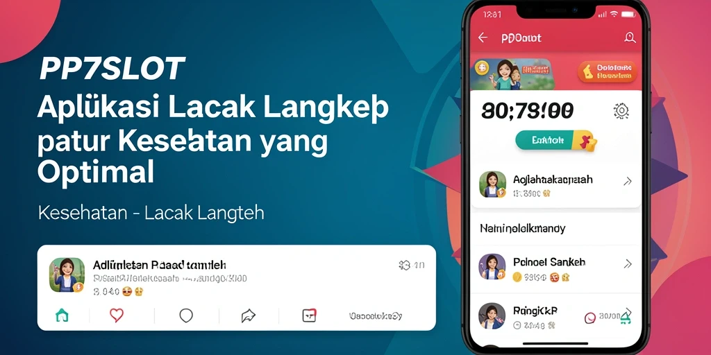 Antarmuka utama PP7SLOT dengan fitur lacak langkah yang menarik.