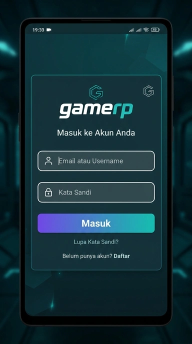 Cara Masuk Akun Gamersp untuk Pengguna Android